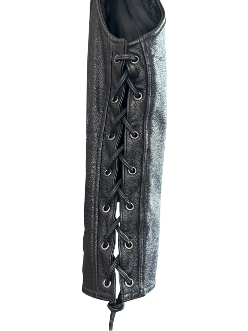 Harley-Davidson Avenue Black Leather Vest - Picture 6 of 13